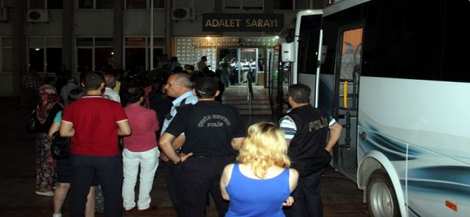 Aydın'da 8 tutuklama