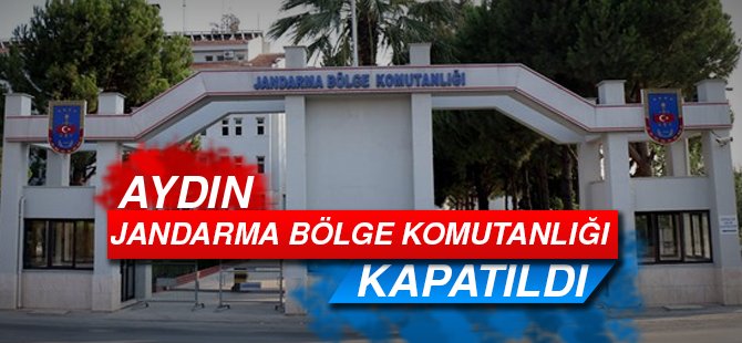 Jandarma Bölge komutanlığı kapatıldı
