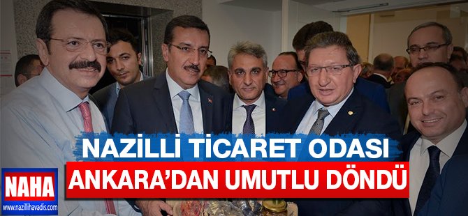 NTO ANKARA'DAN UMUTLU DÖNDÜ
