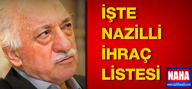 İhraç Edilenlerin İsmi Açıklandı