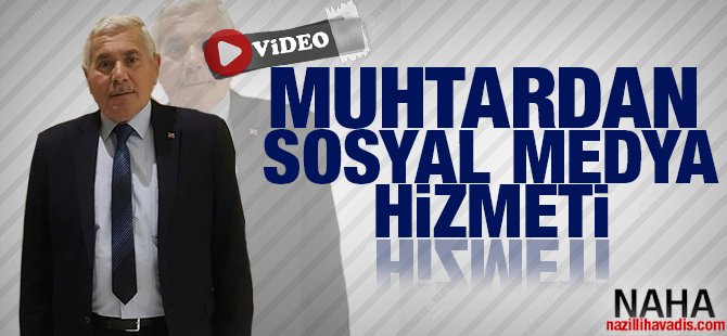 Kızıldere Mahallesi Muhtarı Ali Pekel’den sosyal medya hizmeti