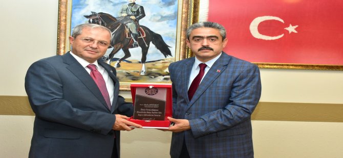 Halis Böğürcü’den Veda Ziyareti