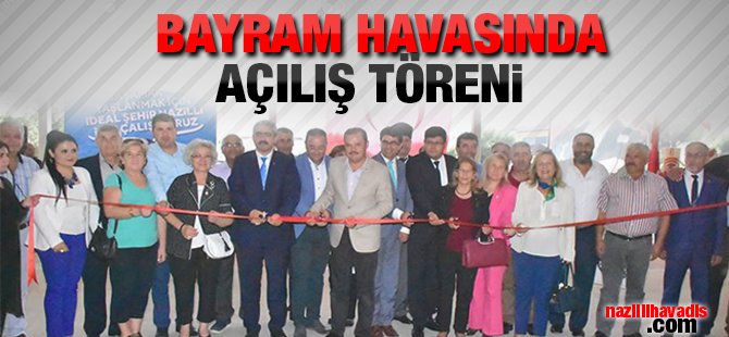 İsabeyli’de Bayram Havasında Açılış Töreni