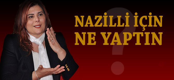 NAZİLLİ İÇİN NE YAPTIN?