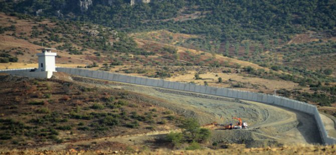 Suriye sınırında Hatay'dan, Kilis'e kadar duvar örüldü