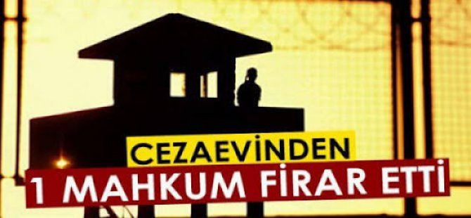 Nazilli cezaevinden firar