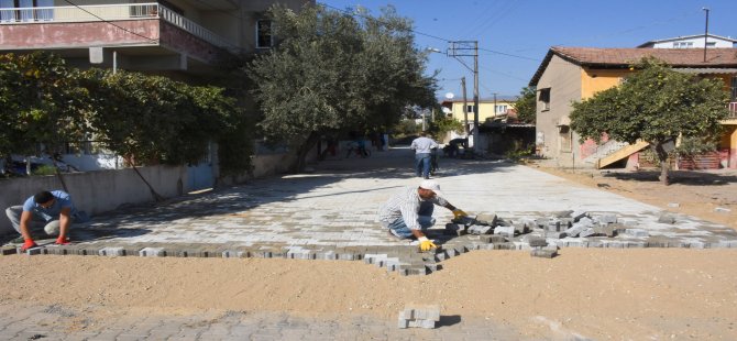 Nazilli Belediyesi yolları güzelleştiriyor