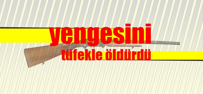 Yengesini tüfekle öldürdü