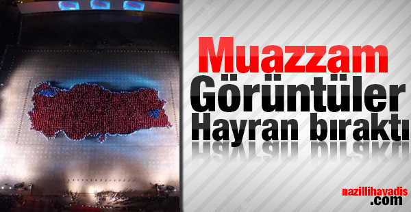 Cumhuriyet Bayramımızda muazzam Görüntü