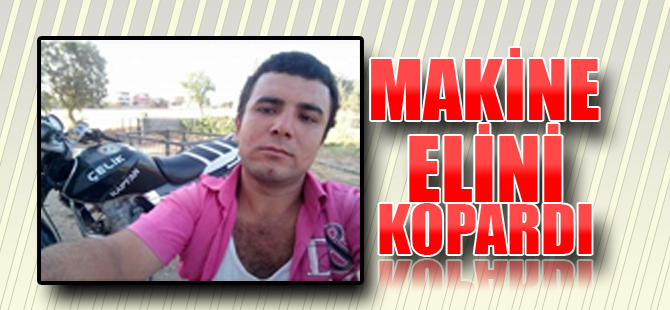 Elini Slaj Makinesine Kaptırdı