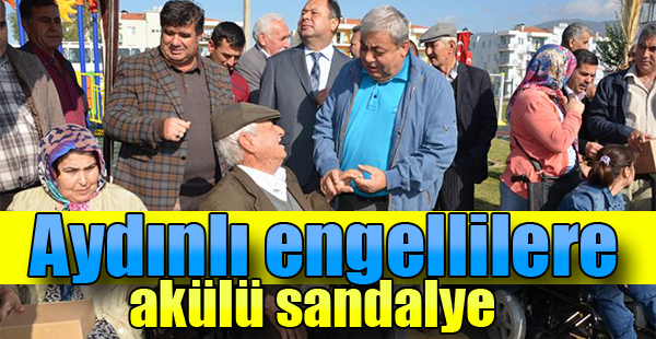 İş Adamı Tuncer Aydınlı Engellilere Akülü Sandalye Hediye Etti