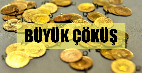 Altın fiyatlarında büyük çöküş!