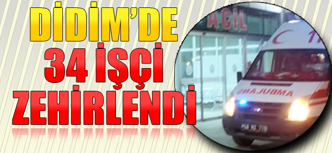 Didim'de Gıda Zehirlenmesi