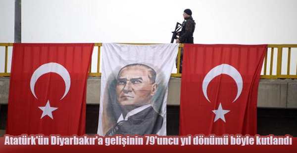 Atatürk'ün Diyarbakır'a Gelişi Böyle Kutlandı