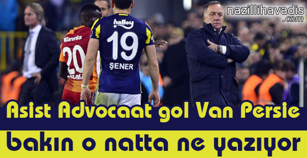 Asist Advocaat gol Van Persie