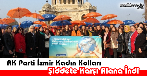 Ak Kadınlar Şiddete Karşı Alana İndi