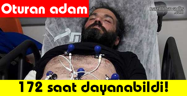 Oturan Adam 172 Saat Dayanabildi!