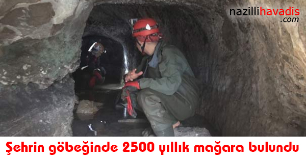 Şehrin göbeğinde 2500 yıllık mağara bulundu