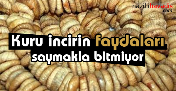 Kuru incirin faydaları saymakla bitmiyor