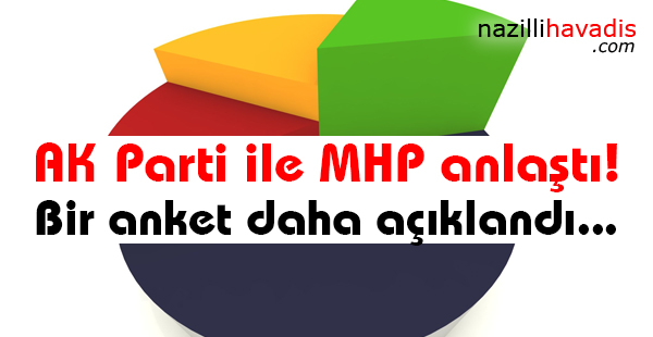 AK Parti ile MHP anlaştı! Bir anket daha açıklandı...