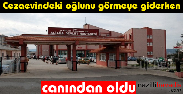 Cezaevindeki oğlunu görmeye giderken canından oldu