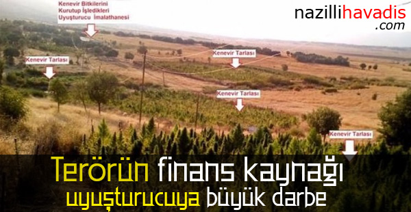 Terörün finans kaynağı uyuşturucuya büyük darbe