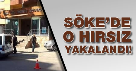 Söke'de 22 hırsızlık olayının zanlısı yakalandı