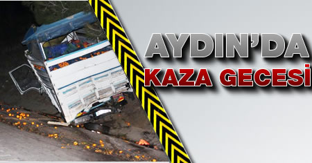 Aydın otobanında kaza!