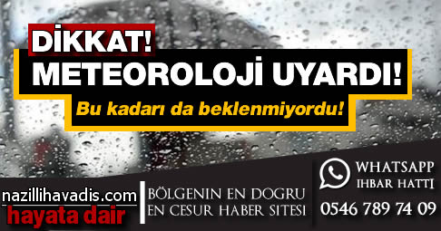 Meteoroloji uyardı! Hava sıcaklıkları...