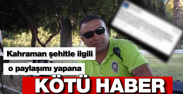 Tepki çeken Fethi Sekin paylaşıma soruşturma