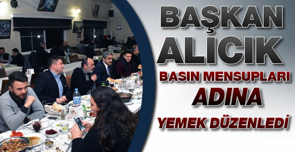 Başkan Alıcık, Basın Mensuplarının Gününü Kutladı