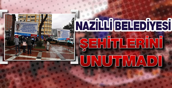 Nazilli’de şehit polisler için lokma hayrı yapıldı