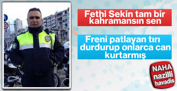 İzmir'de şehit olan polis daha önce de canlar kurtarmış