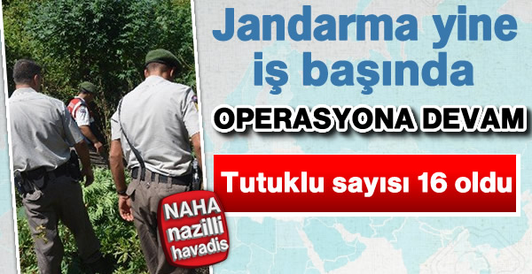 Jandarma yine iş başında