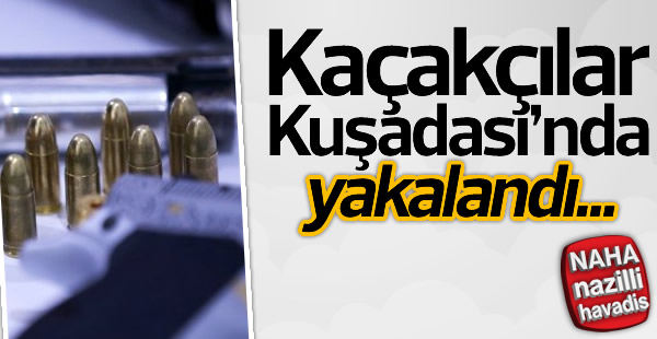 Kuşadası'nda Silah ve uyuşturucu kaçakçısı yakalandı