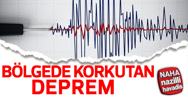 Ege'de korkutan deprem