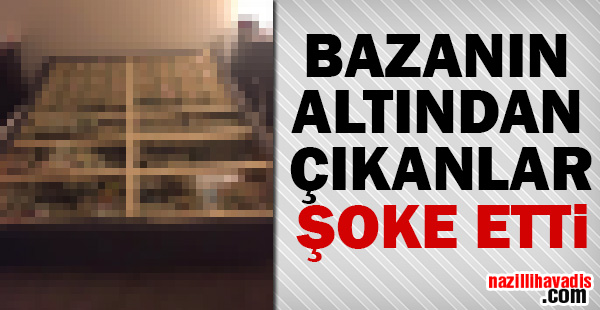 Bazanın altından çıkanlar şoke etti