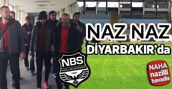 Naz-Naz Amedspor maçı için uçakla Diyarbakır’a gitti.