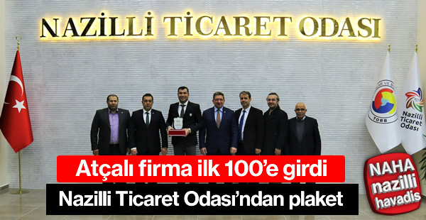 Atçalı firma ilk 100' girdi!