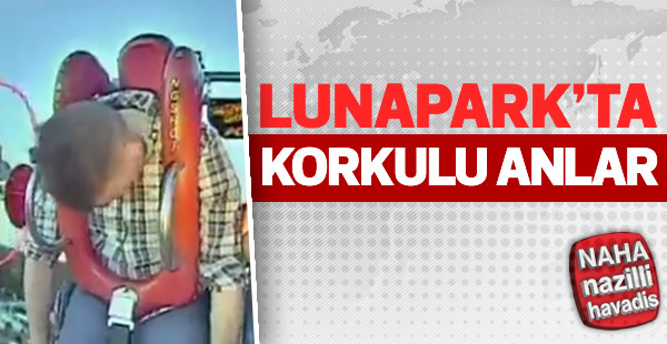 Lunaparktaki korku dolu anlar kameralara yansıdı