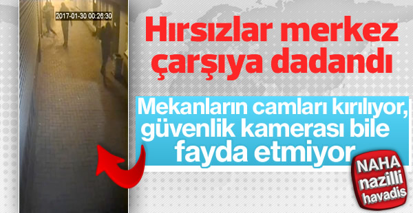 Mekanların camları kırılıyor, güvenlik kamerası bile fayda etmiyor