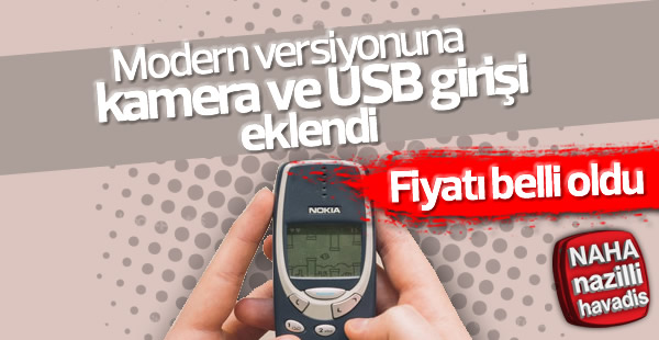 Nokia 3310'un modern versiyonunun fiyatı belli oldu