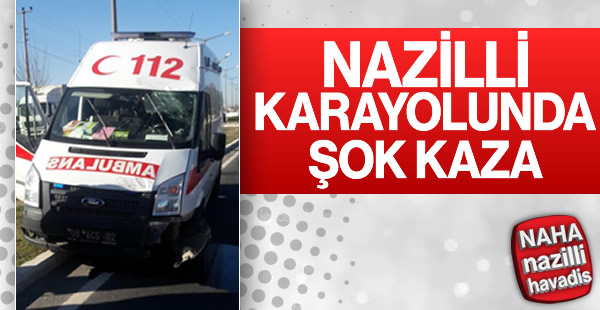 Ambulans minibüsle çarpıştı: 1’i ağır 5 yaralı