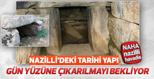 Nazilli'deki tarihi yapı görenleri şaşkına çeviriyor