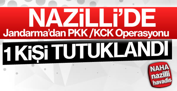 Jandarma’dan PKK’ya Darbe; 1 kişi tutuklandı