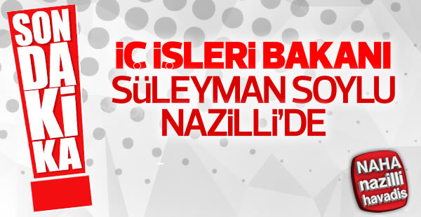 İçişleri Bakanı Süleyman Soylu Nazilli'de