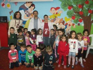 Miniklere Kişisel Temizlik ve El Yıkamanın Önemi Anlatıldı