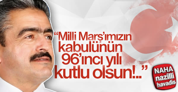 Alıcık, İstiklal Marşı’nın kabulünün 96.yılını kutladı