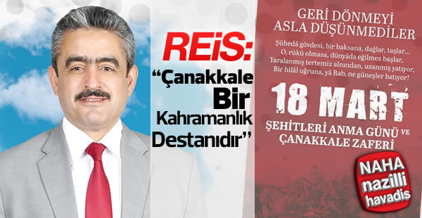 Alıcık; “Çanakkale Bir Kahramanlık Destanıdır..”