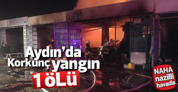 Kuşadası’nda İş Yeri Yangını; 1 Ölü